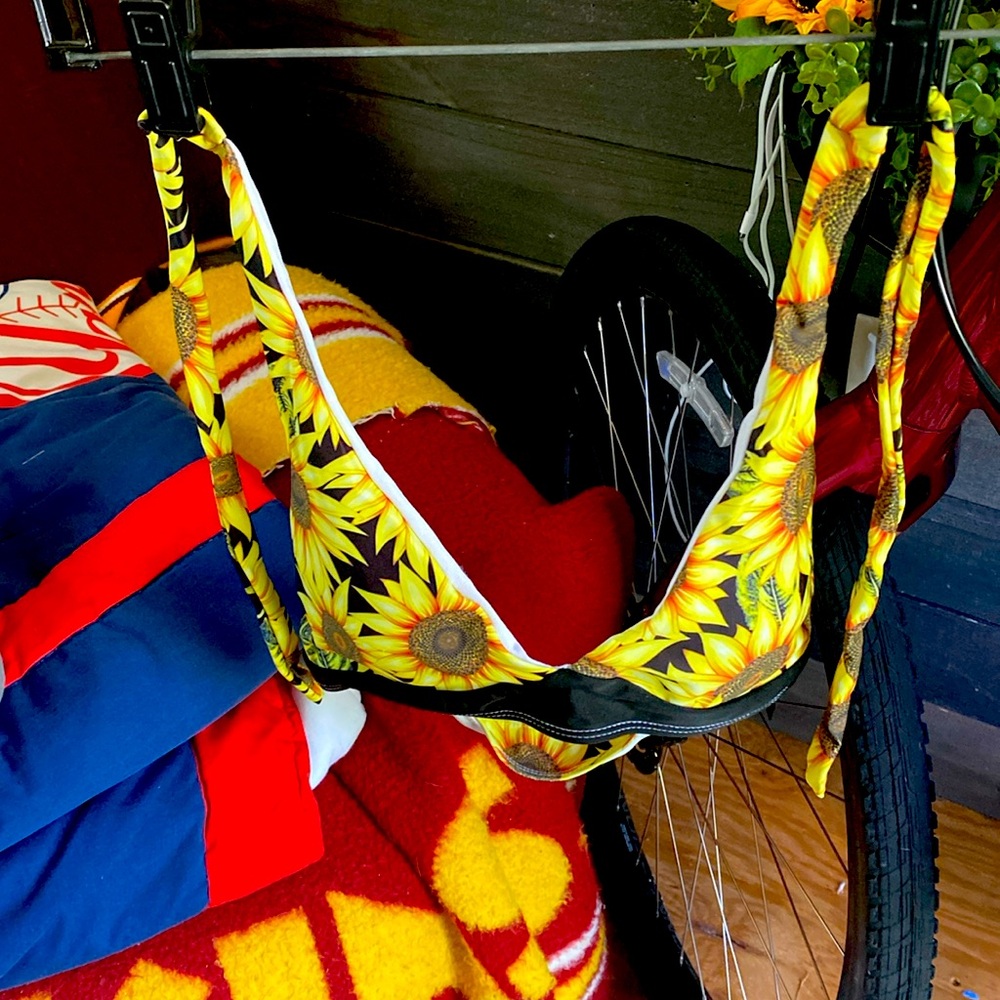 Sunflower bikini w/ tie up top